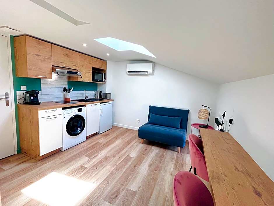 LE QUAI 6 - Studio neuf CALME LUMINEUX - CLIM - WiFi - Gare à 200m