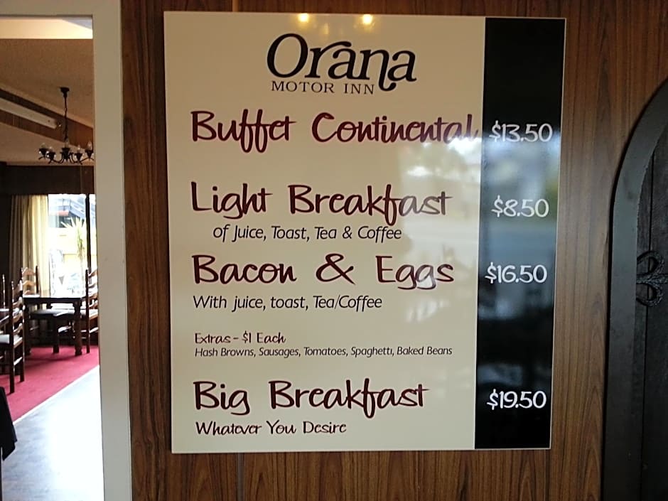 Orana Motor Inn & Restaurant
