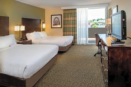 Deluxe Queen Room with Two Queen Beds and Pool View