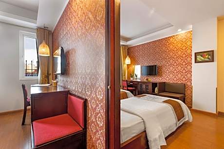 Two Connecting Double Rooms