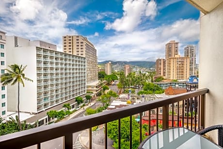 2 Queen Beds with Waikiki City View, High Floor