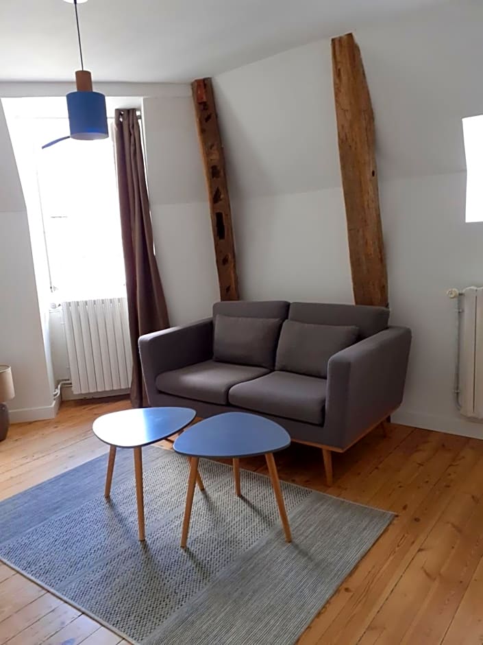Centre ville, chambre indépendante 20m2 et sa salle de bain privée