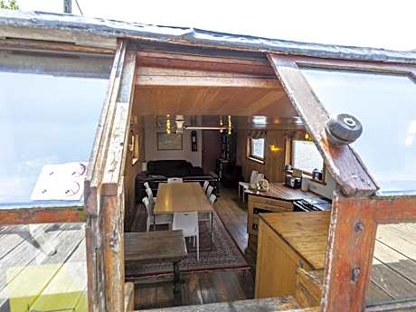 Boat in Merkem near Lake and Brook Lands