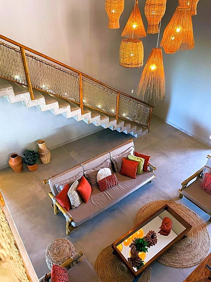 Casa Waua | PÉ NA AREIA, rooftop, borda infinita