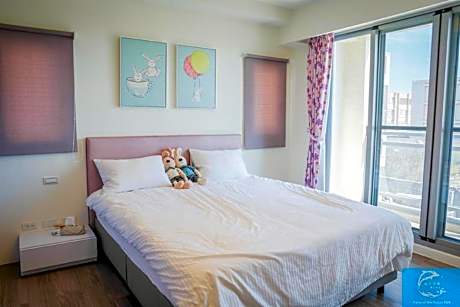 Sea View Family Room with Balcony