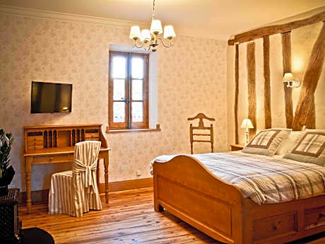 Chambre Ocre-Double-Salle de bain privée séparée-Vue sur Montagne