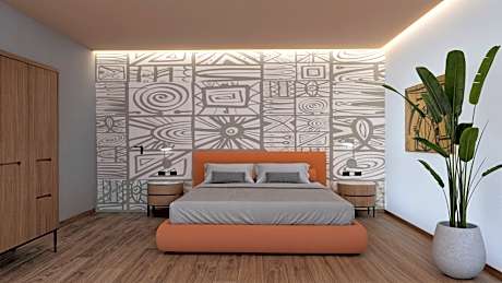 Skyline view Room with King bed