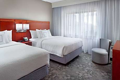 One-Bedroom Double Suite with Two Double Beds and Sofa Bed