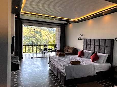 Superior double room with balcony and mountain view