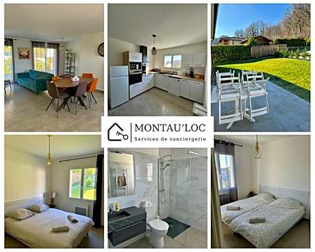 Maison du Cos, neuve avec 3 chambres et un garage