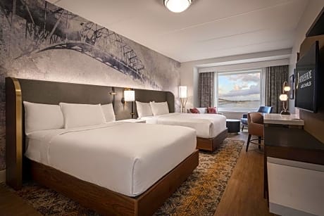 Premium Room, River View, 2 Queens, Non-Smoking