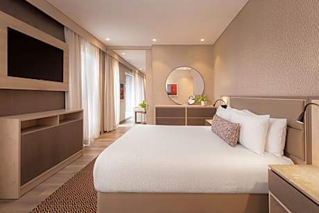 King One-Bedroom Apartment with City View
