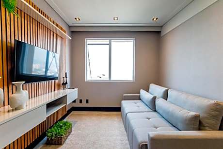 Flat equipado em otima localizacao, Wi-Fi e lazer