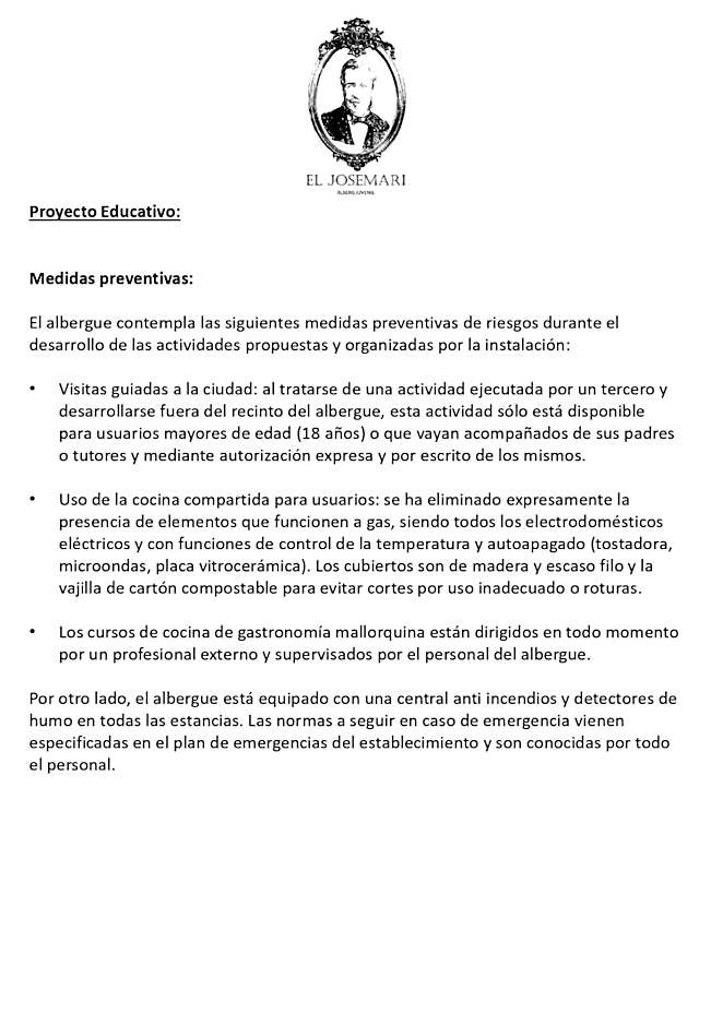 El Josemari Youth Hostel - Albergue Juvenil