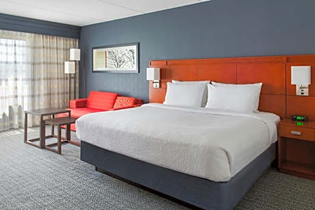 King Room with Sofa Bed and Roll-in Shower - Mobility and Hearing Accessible