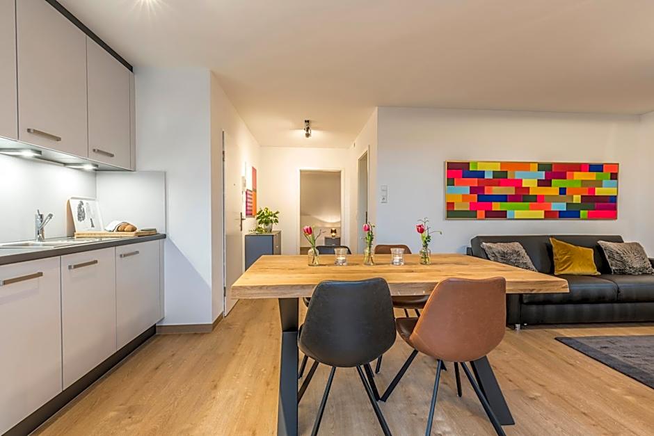 RH-Appartements 15 Minuten von Basel im Dorf Rührberg