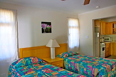 Studio with Two Twin Beds with Air Conditioning