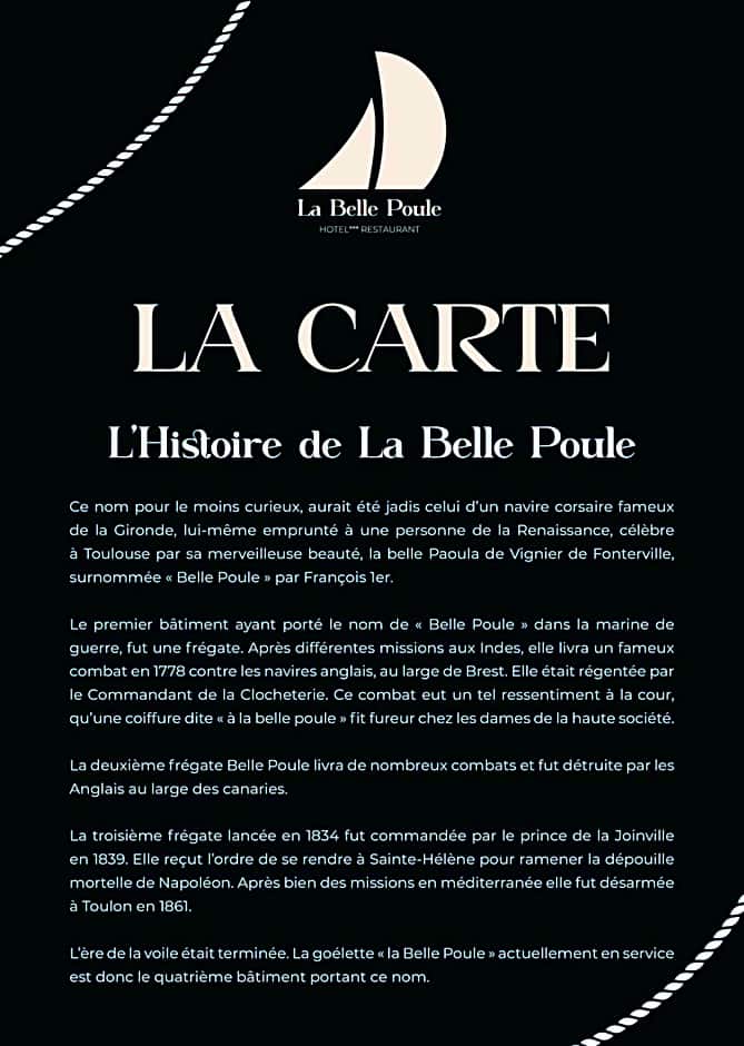 Hôtel-Restaurant La Belle Poule - Contact Hotel