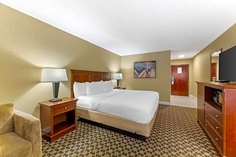 Double Room with Two Double Beds and Walk-In Shower - Disability Access/Non-Smoking