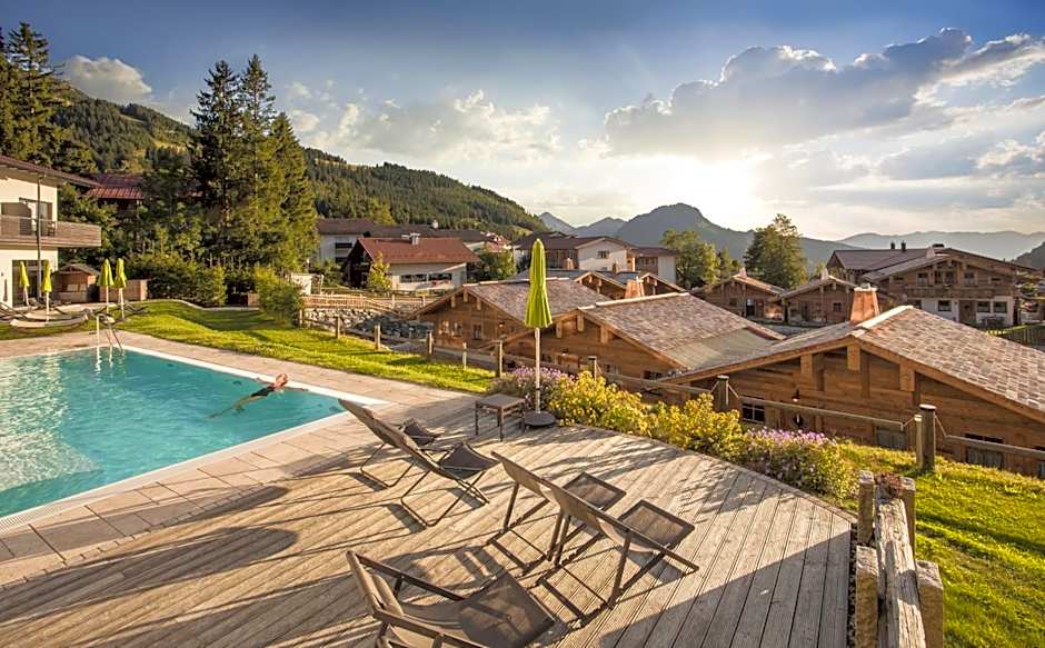 Alpin Chalets Oberjoch - Luxus Unterkunft mit privatem SPA und Zugang zu 3000 qm SPA Panoramahotel Oberjoch