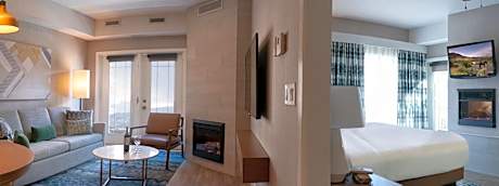 One-Bedroom Queen Apartment with Two Queen Beds and Lake View