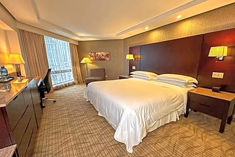 Deluxe, Guest room, 1 King, City view
