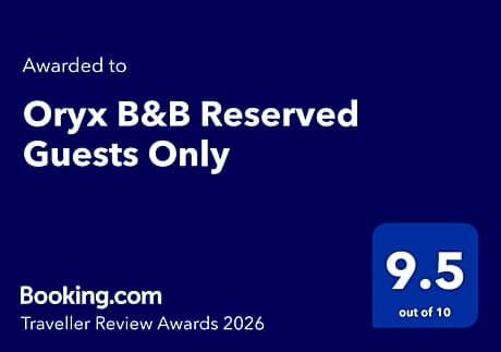 Oryx B&B Reserved Guests Only