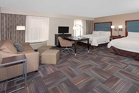 2 Queen Mobility Access Tub Suite Nonsmoking