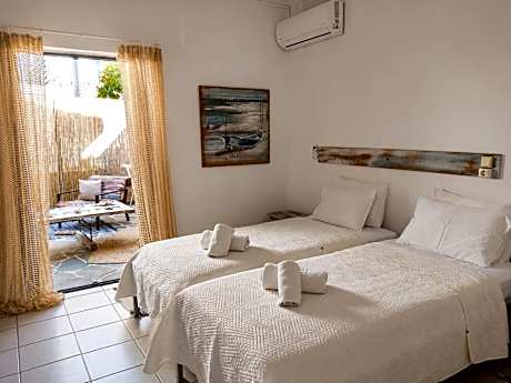 Twin Room with Private Patio