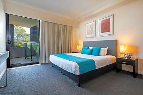 Three-Bedroom Apartment with Pool View