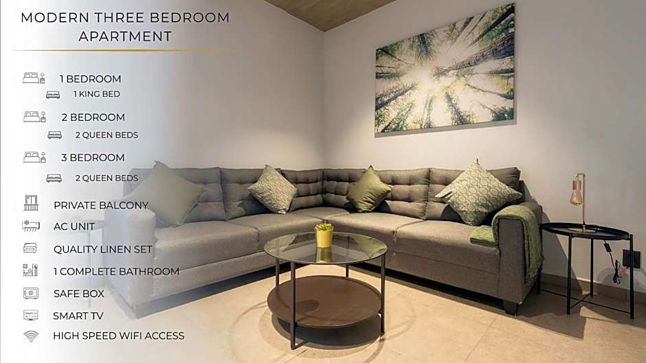 P302 Zocalo 3bdrm 2bath Rooftop AC