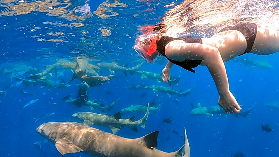 Sunrise by White sand dhigurah 