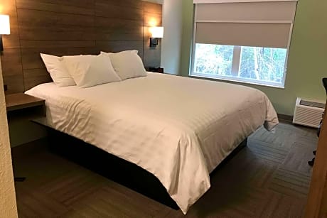 1 King Bed Deluxe Mobility Accessible Room Bathtub W/ Grab Bars Non-Smoking