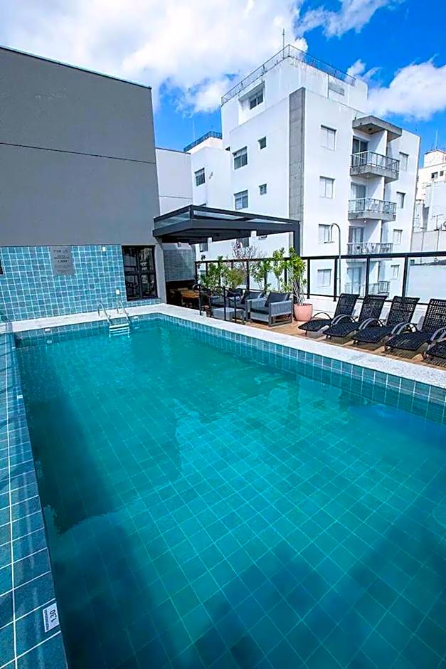 Studio Novo em Perdizes com piscina e academia