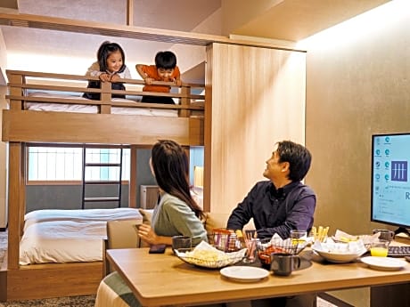 One-Bedroom Loft Bed Apartment