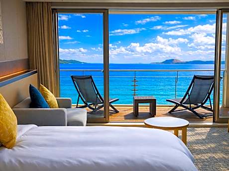 Ocean View - Premium Twin with Semi-Open-Air Bath and Deck