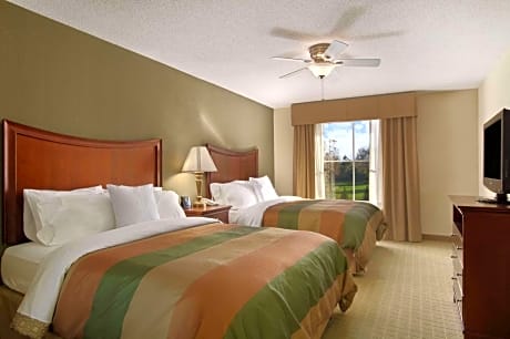 Suite with Two Queen Beds and Roll-In Shower - Mobility and Hearing Access/Non-Smoking