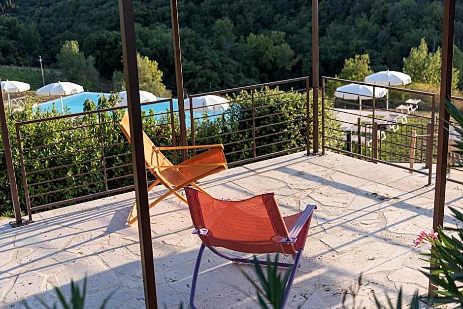 Chianti B&B Design infinity pool shared