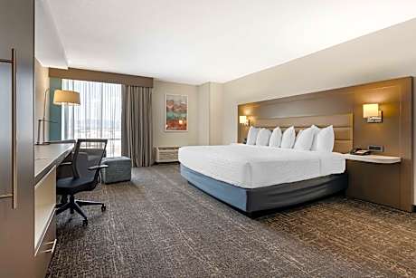 Accessible - 1 King Non-Smoking Communication Assistance Microwave And Refrigerator Full Breakfast