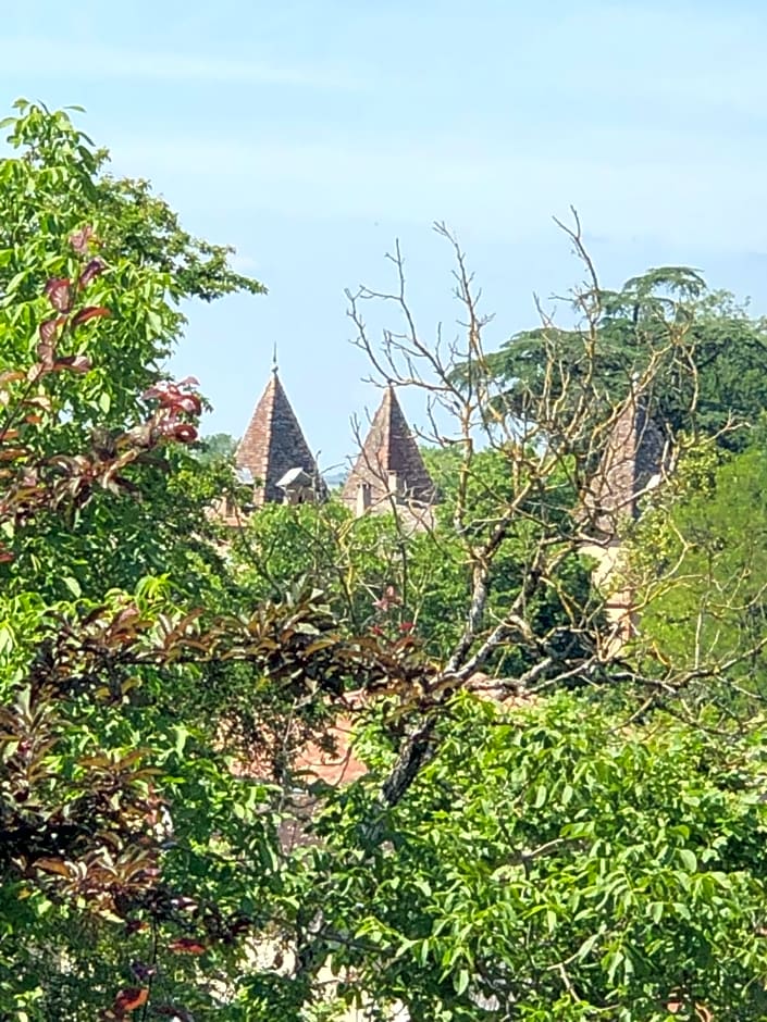 B&B du Couvent, vue château