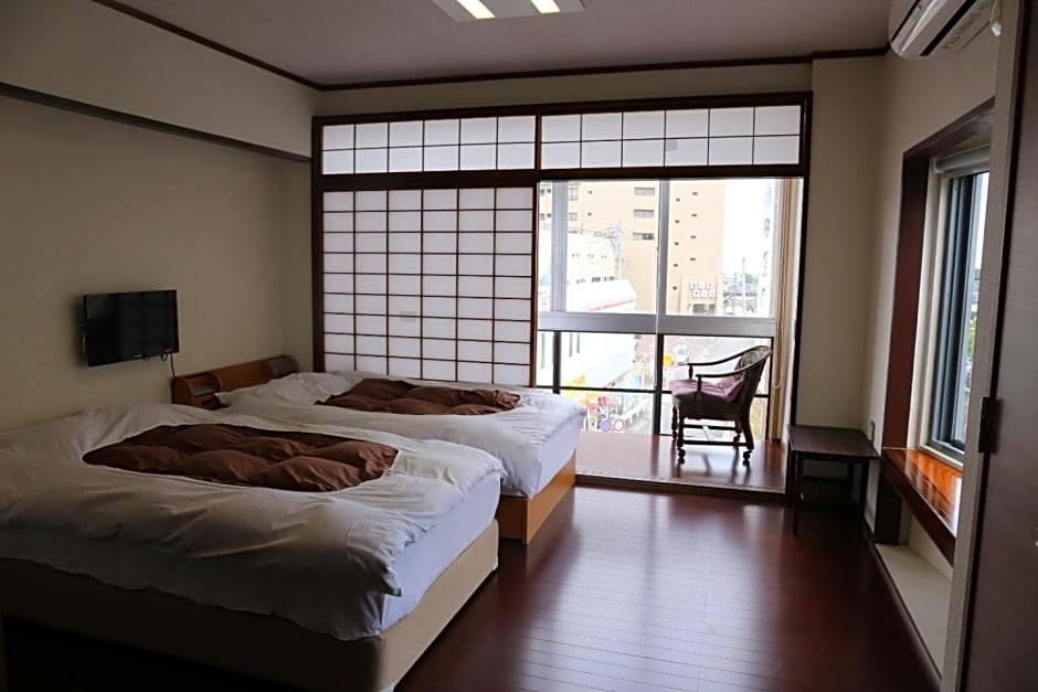 Izu 4 sea ocean reinforced con Double bed + single bed 2 sea view (room