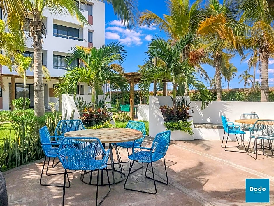 Residencial privado con alberca a 3 min. de la playa