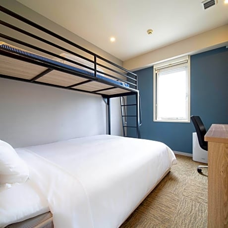 Room with Double Bed and Bunk Bed - Non-Smoking
