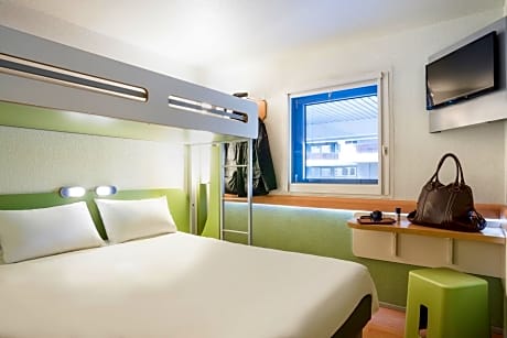 Triple Room with One Double Bed and One Bunk Bed
