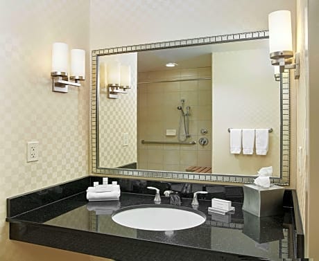 1 King Mobility/Hearing Accessible Ri Shwr