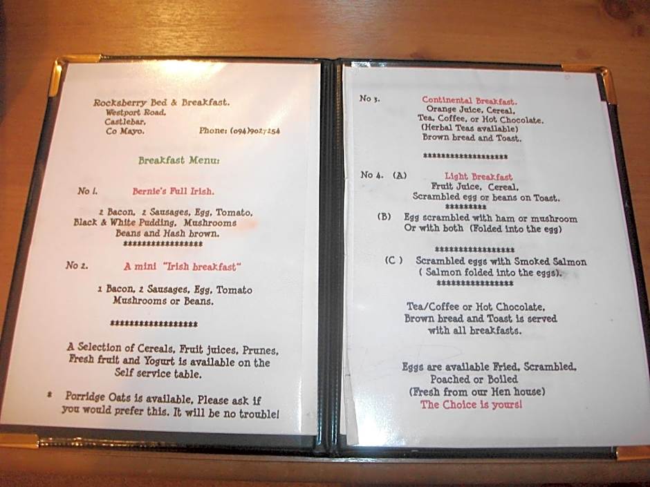 Rocksberry Bed & Breakfast