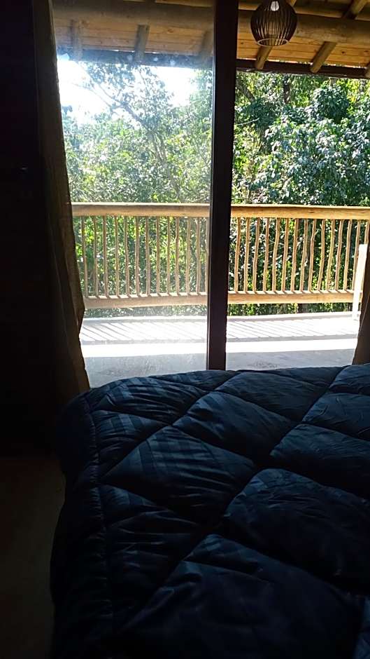 Ecocasa azul - Chalé na mata