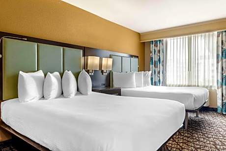 Queen Room with Two Queen Beds and Roll-In Shower - Mobility Accessible/Communication Assistance/Non-Smoking