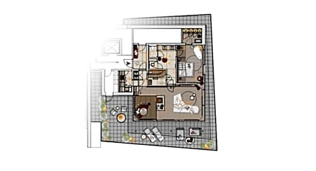 Suite mit Sauna