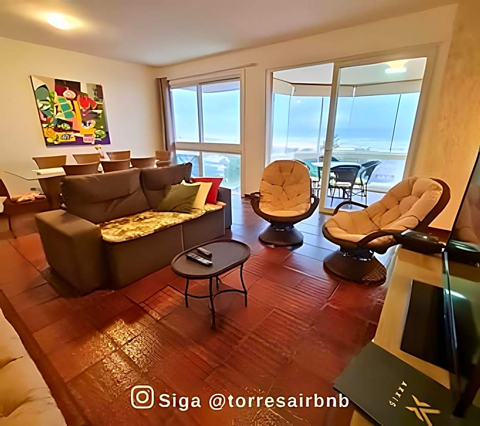 Apto vista mar | 200mts da praia | Quatro Praças